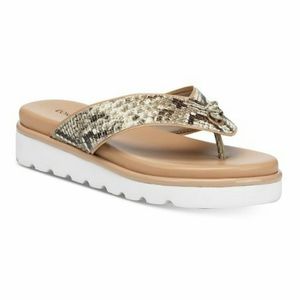 Donald Pliner Beige Snake Sandals NWOT